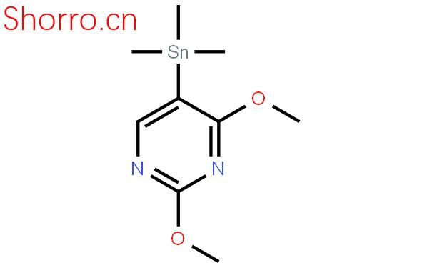 (9CI)-2,4-二甲氧基-5-(三甲基錫)-嘧啶結構式圖片|120825-36-7結構式圖片