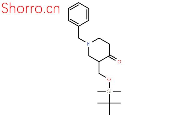 N-芐基-3-(叔丁基二甲基錫氧基甲基)-4-哌啶酮結(jié)構(gòu)式圖片|325486-37-1結(jié)構(gòu)式圖片