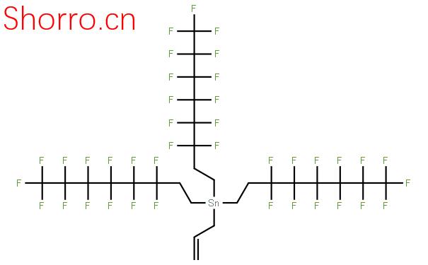 烯丙基三(3,3,4,4,5,5,6,6,7,7,8,8,8-十三氟辛基)錫烷結(jié)構(gòu)式圖片|192212-66-1結(jié)構(gòu)式圖片