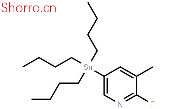 2-氟-3-甲基-5-(三正丁基錫)吡啶結(jié)構(gòu)式圖片|405556-98-1結(jié)構(gòu)式圖片