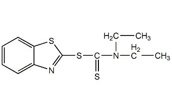 二乙基二硫代氨基甲酸-2-并噻唑酯